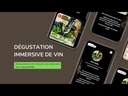 Dégustation immersive de vin