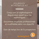 Kit de prospection pour sophrologues: mise en place d'une dégustation de vins immersive chez les cavistes