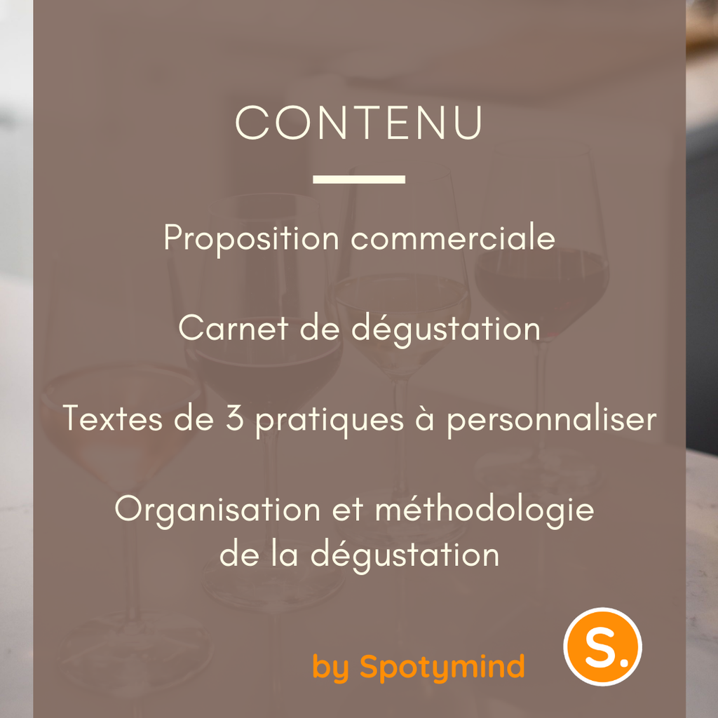 Kit de prospection pour sophrologues: mise en place d'une dégustation de vins immersive chez les cavistes